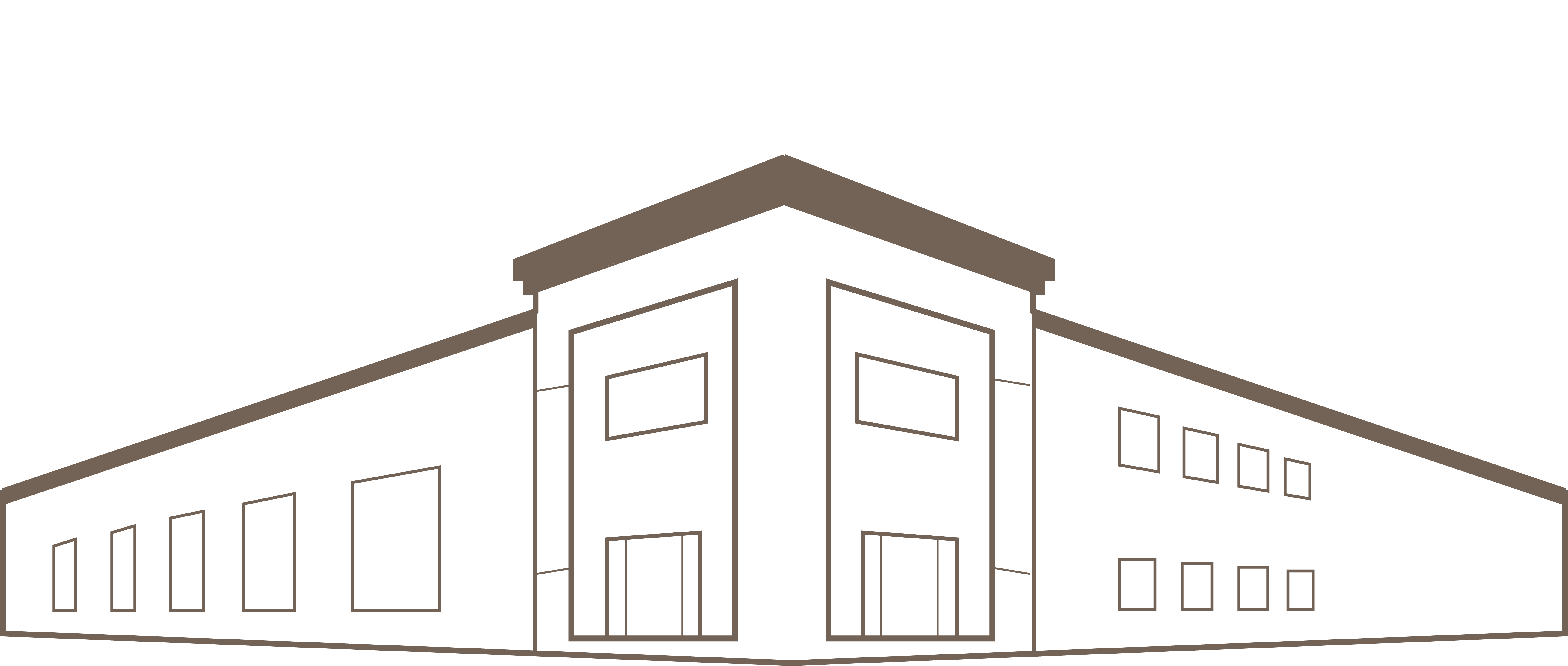 Illustration of The Cabinet Shop building.